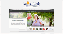 Desktop Screenshot of activeadultproperties.com