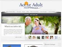 Tablet Screenshot of activeadultproperties.com